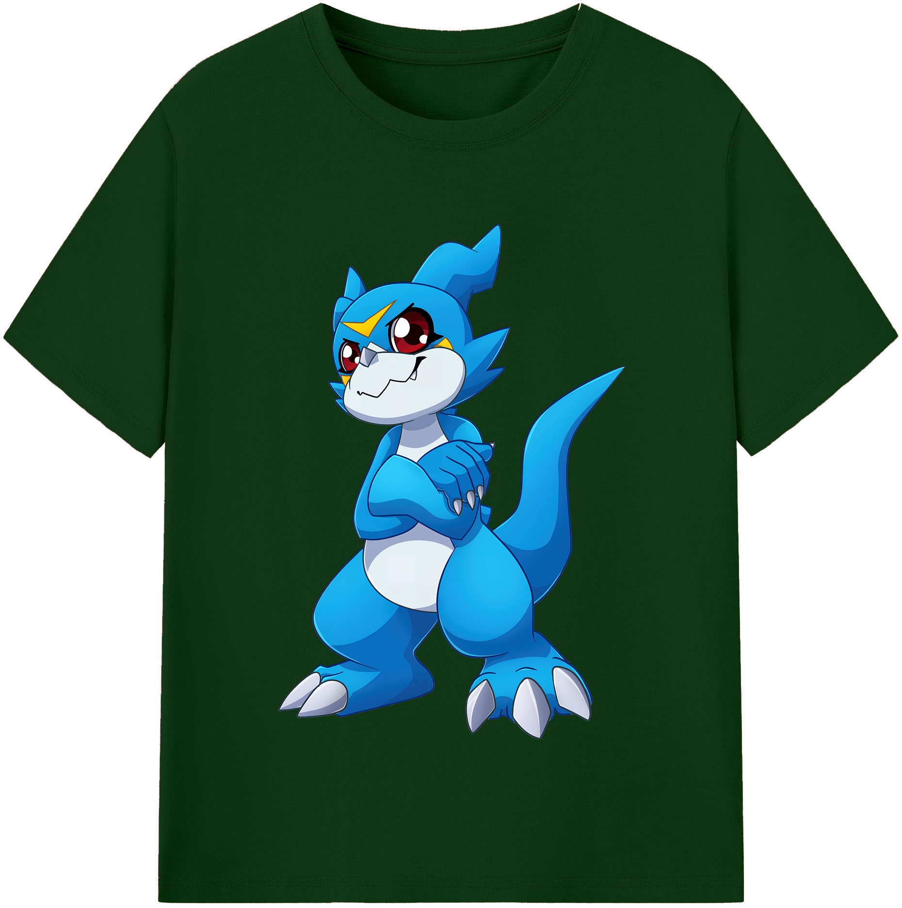 （画像用） Digimon デジタルモンスター/デジモン 綿100％半袖Tシャツ（フロントプリント）